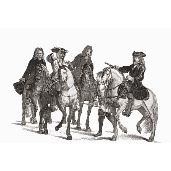 Posterazzi DPI1877978LARGE The Surrender of Marshal Tallard During The Battle of Blenheim Bavaria 1704 Poster Print, 34 x 24 - Large