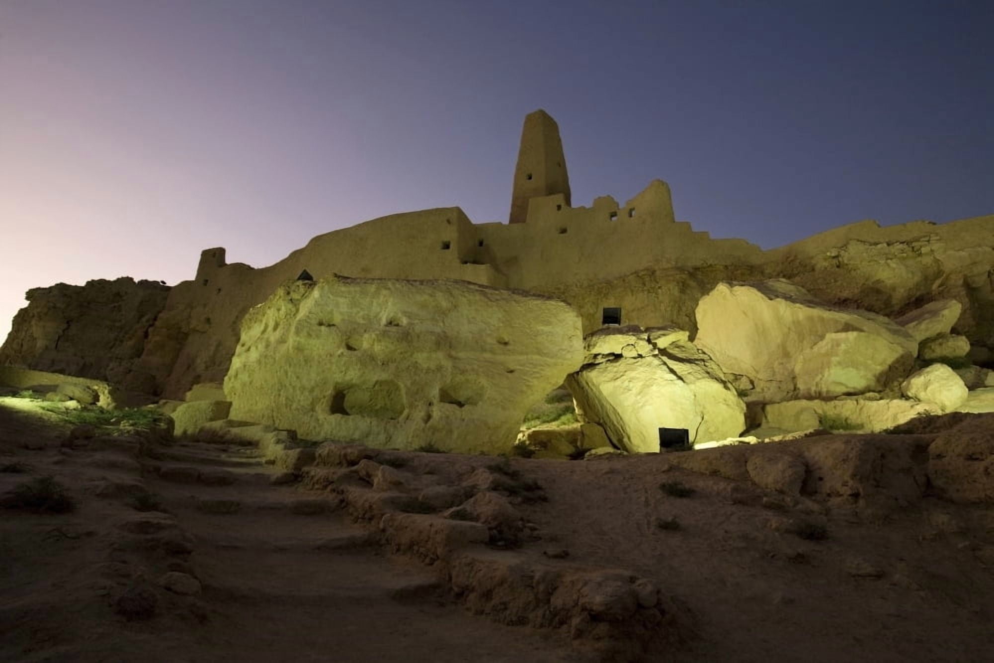Posterazzi The Temple Of The Oracle Siwa Oasis Egypt Canvas Art - Deddeda  Design Pics (38 x 24)