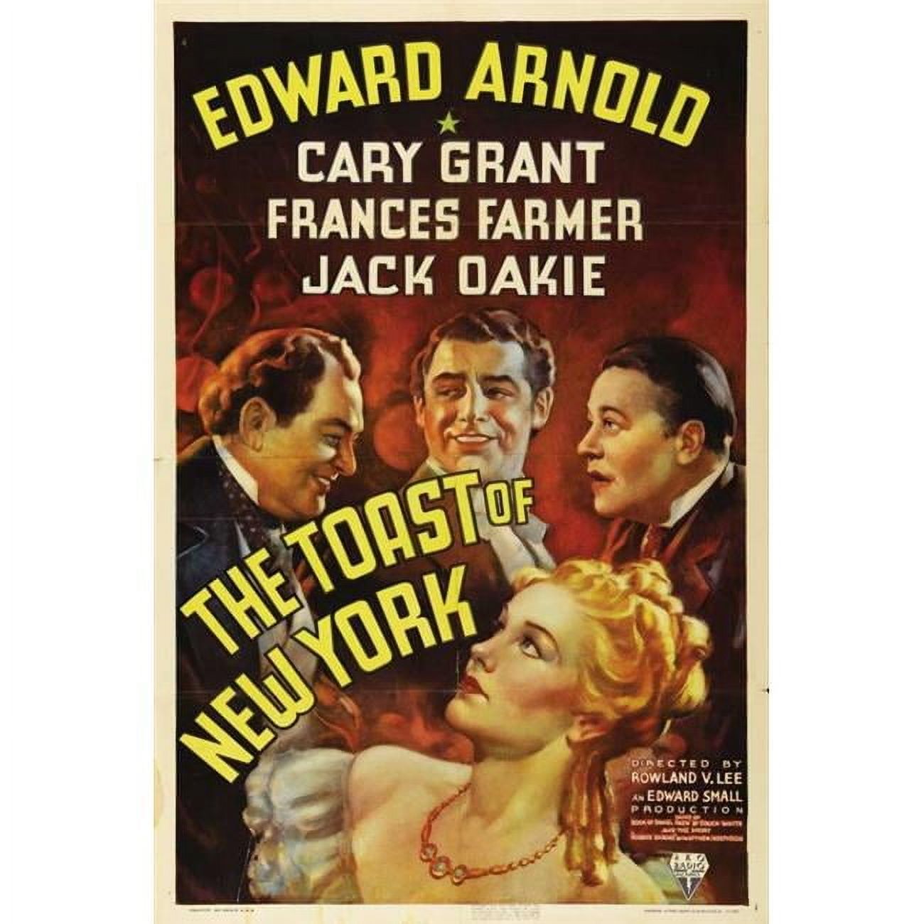 Posterazzi The Toast of New York Movie Poster - 27 x 40 in. - Walmart.com
