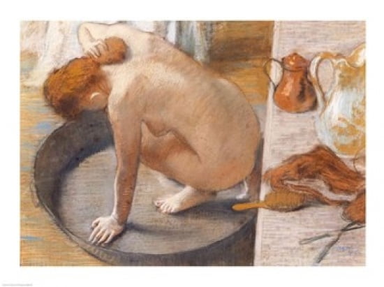 Posterazzi The Tub 1886 Canvas Art - Edgar Degas (36 x 24)