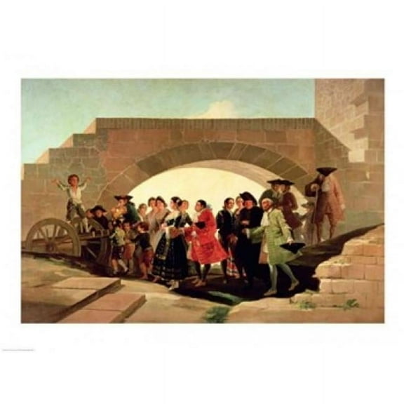 Posterazzi  The Wedding Poster Print by Francisco De Goya - 24 x 18 in.