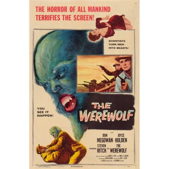 Posterazzi The Werewolf Movie Poster - 27 x 40 in.