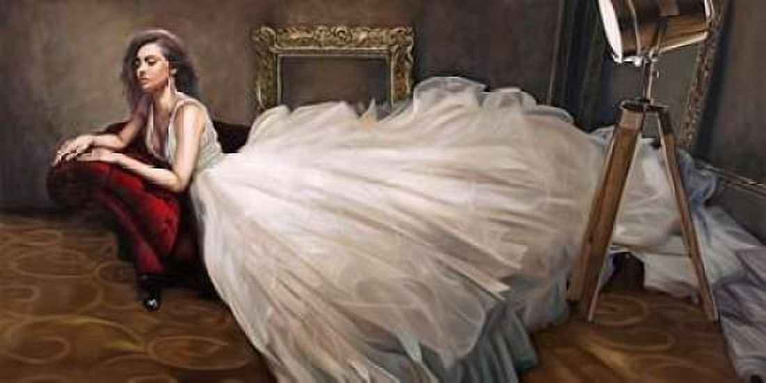 Posterazzi The White Dress Canvas Art - Pierre Benson (24 x 48)