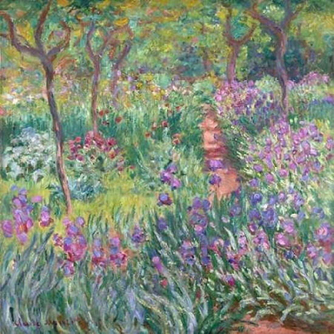 Posterazzi The artists garden at Giverny Canvas Art - Claude Monet (24 x 24)