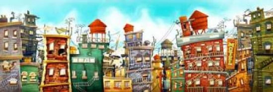 Posterazzi The city 1 Canvas Art - A - Perez Alvez (12 x 36)