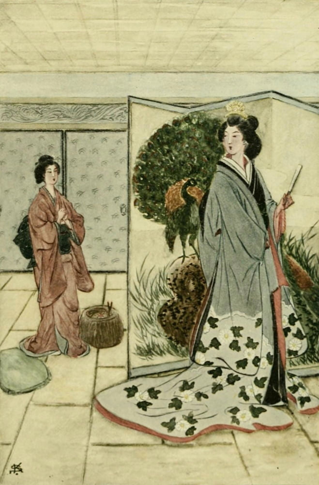 Posterazzi The maiden Masago Daughters of Nijo 1904 Canvas Art - Kiyokichi Sano (24 x 36)