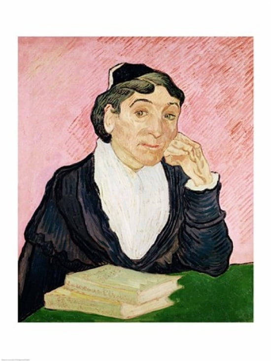 Posterazzi The woman from Arles Canvas Art - Vincent Van Gogh (24 x 36)