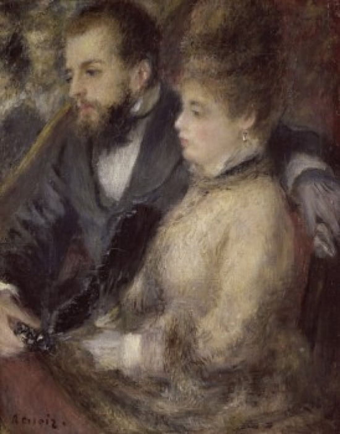 Posterazzi In the Theatre (Dans la Loge) 1873 Pierre-Auguste Renoir (1841-1919French) Collection Durand-Ruel Paris Canvas Art - Pierre-Auguste Renoir (24 x 36)