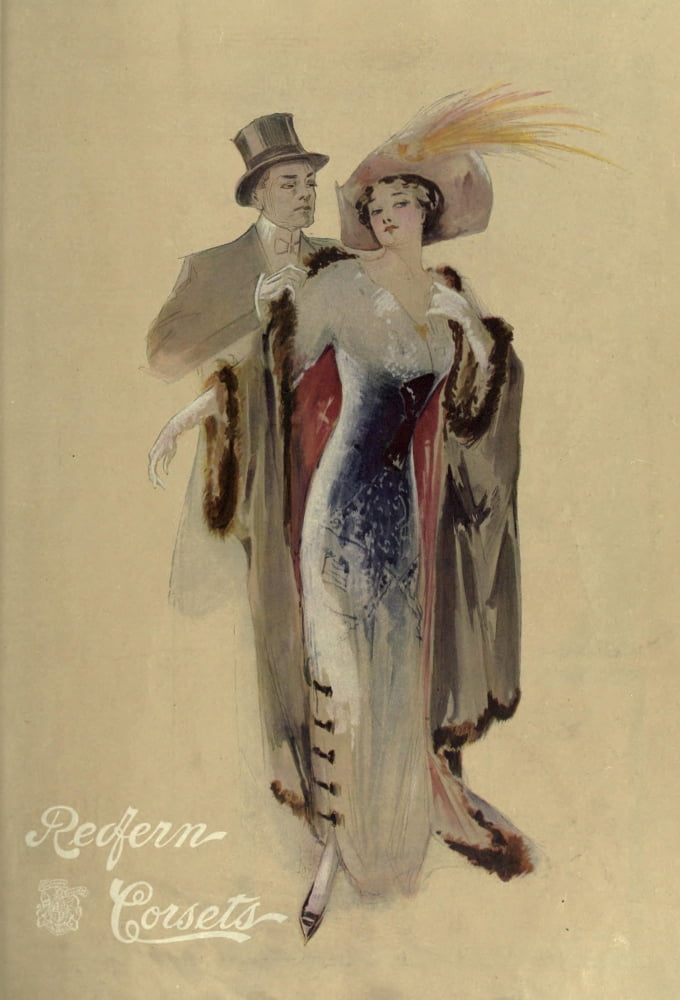 Posterazzi Theatre Magazine 16 1917 Redfern Corsets Canvas Art - Unknown (24 x 36)