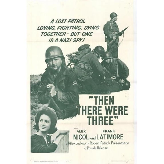 Posterazzi Then There Were Three Movie Poster - 27 x 40 in.