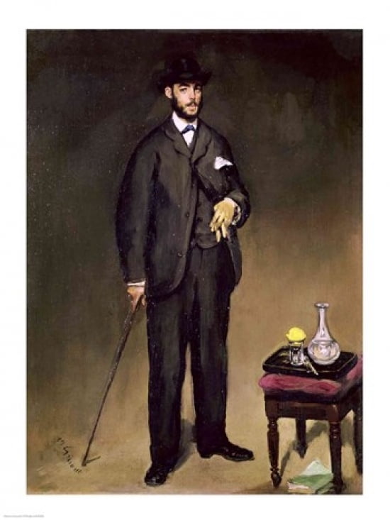 Posterazzi Theodore Duret Canvas Art - Edouard Manet (24 x 36)