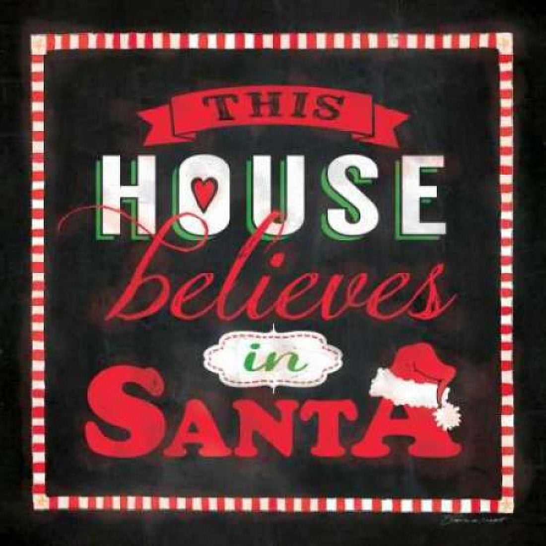 Posterazzi This House Chalk Canvas Art - Stephanie Marrott (24 x 24)