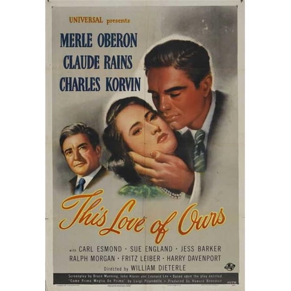Posterazzi This Love of Ours Movie Poster - 27 x 40 in.