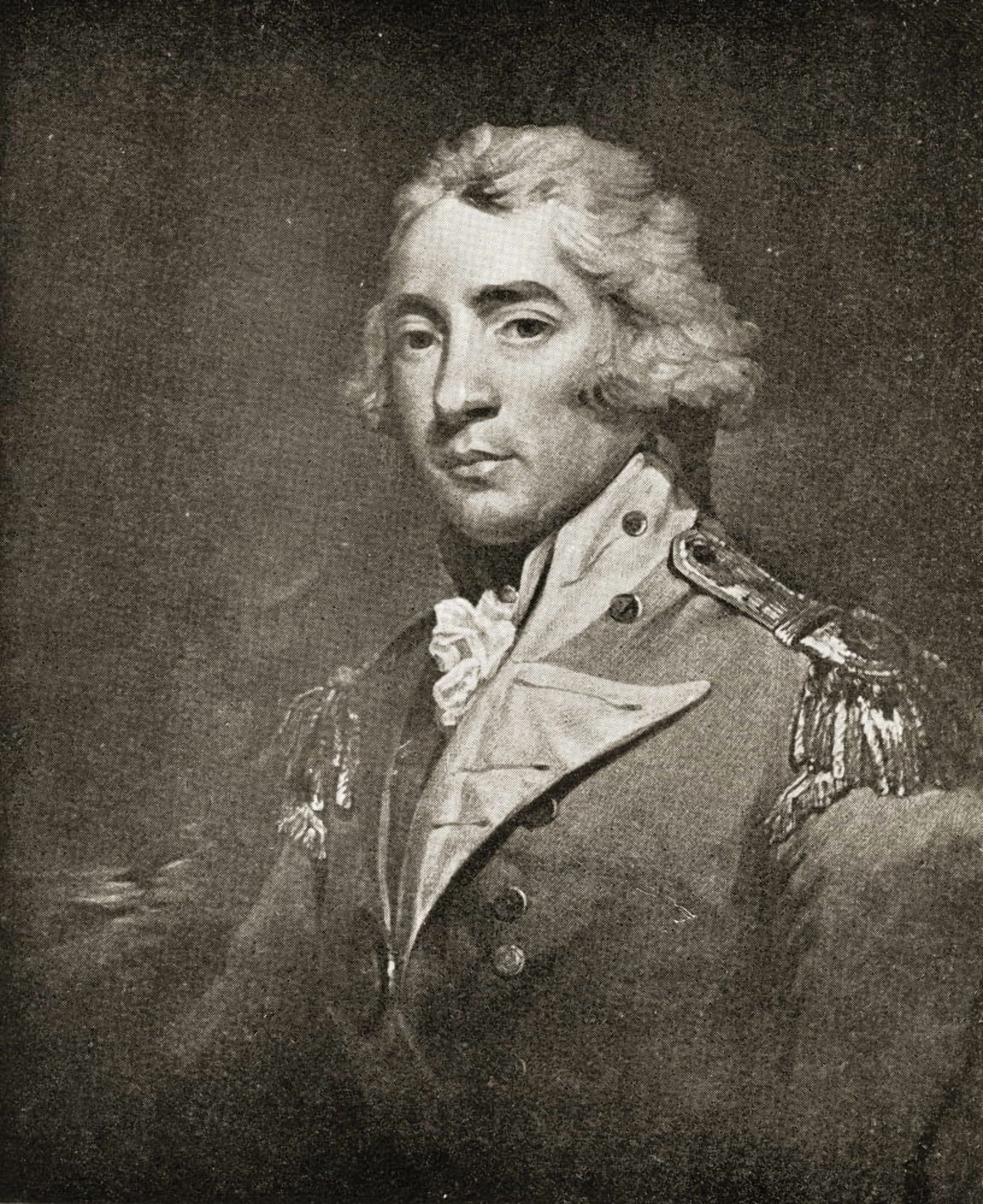 Posterazzi Thomas Graham Lord Lynedoch 1748- 1843British General From A Mezzotint After The Painting By J Hoppner Canvas Art - Ken Welsh Design Pics (26 x 32)
