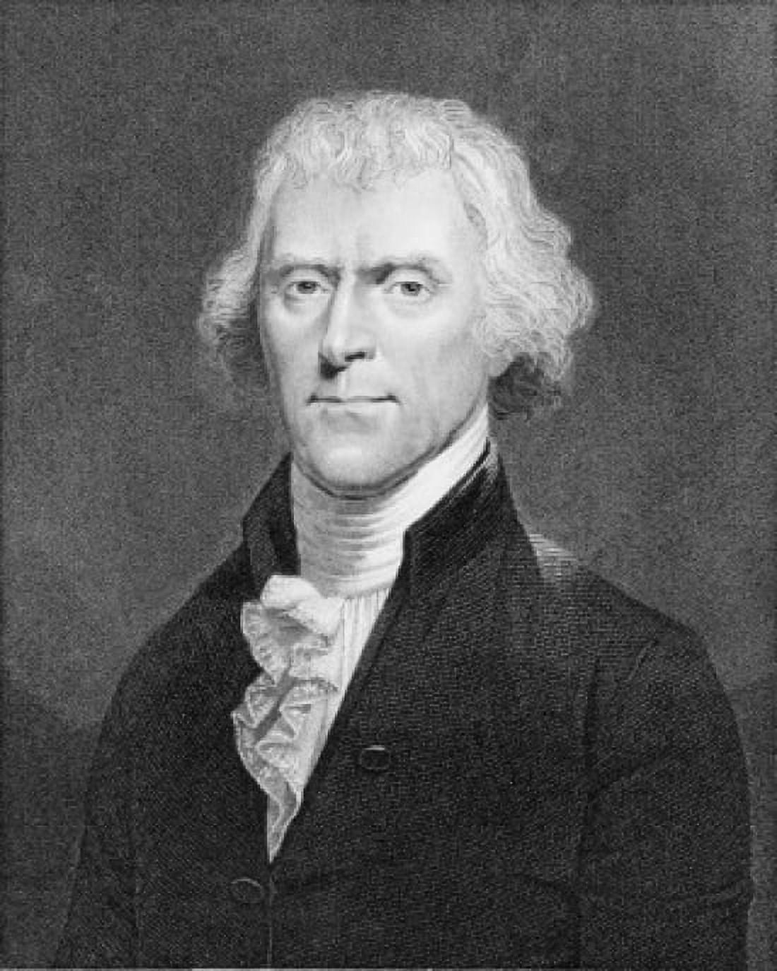 Posterazzi Thomas Jefferson Artist Unknown Canvas Art - (24 x 36)