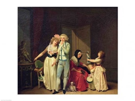 Posterazzi Those who Inspire Love Extinguish It Canvas Art - Louis-Leopold Boilly (36 x 24)