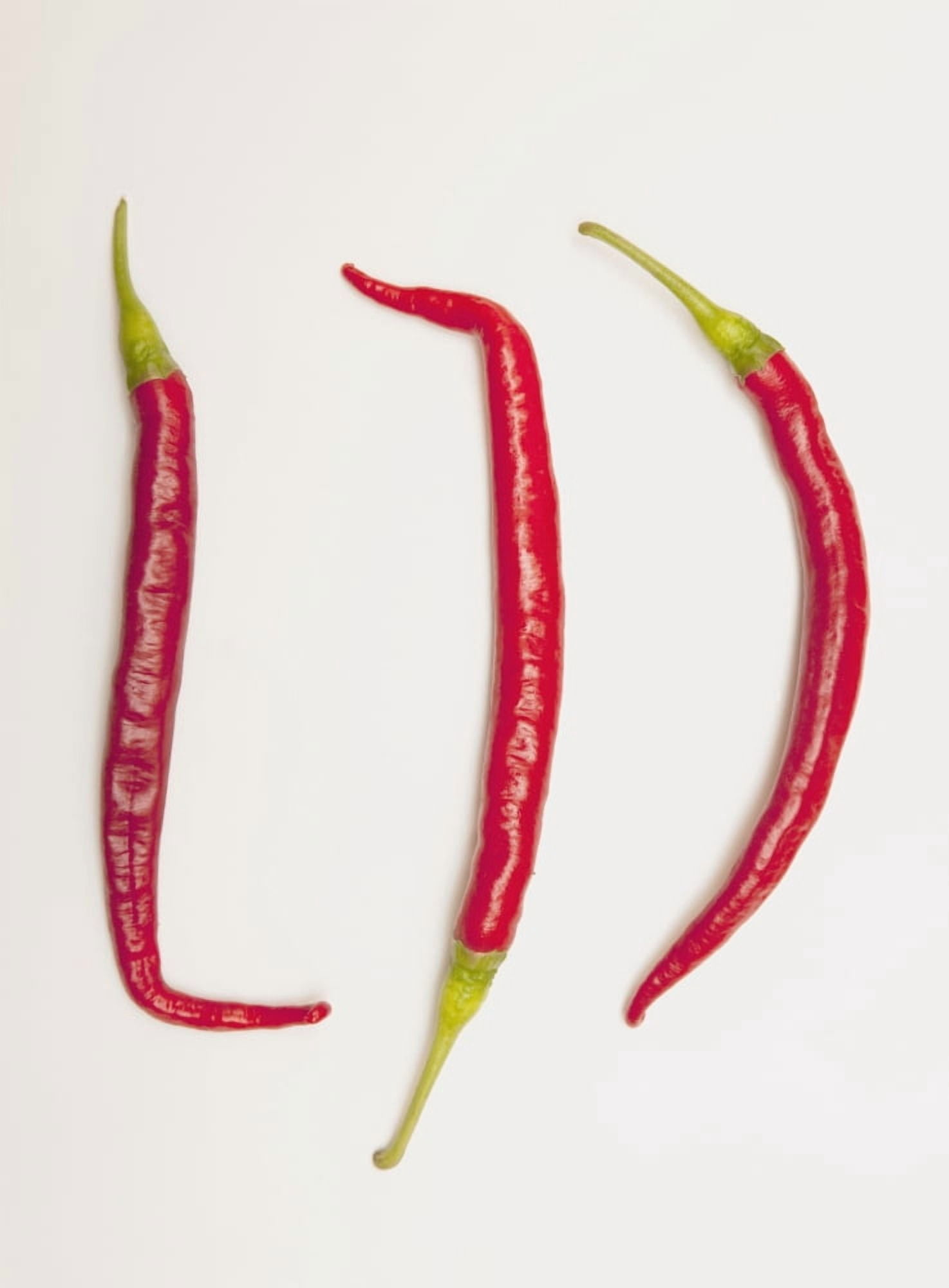 Posterazzi Three Red Jalapeno Peppers Canvas Art - John Short  Design Pics (26 x 36)