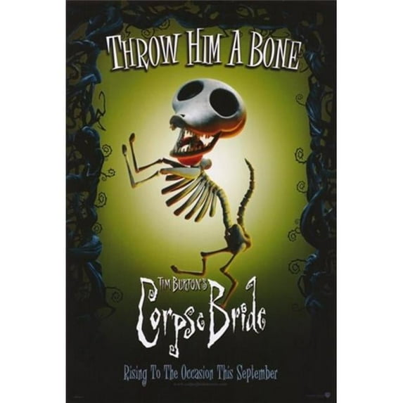 Posterazzi Tim Burton's Corpse Bride Movie Poster - 11 x 17 in.