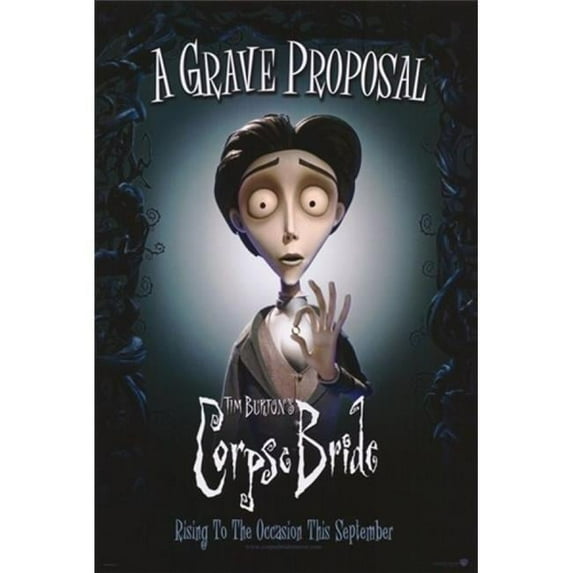 Posterazzi Tim Burton's Corpse Bride Movie Poster - 11 x 17 in.