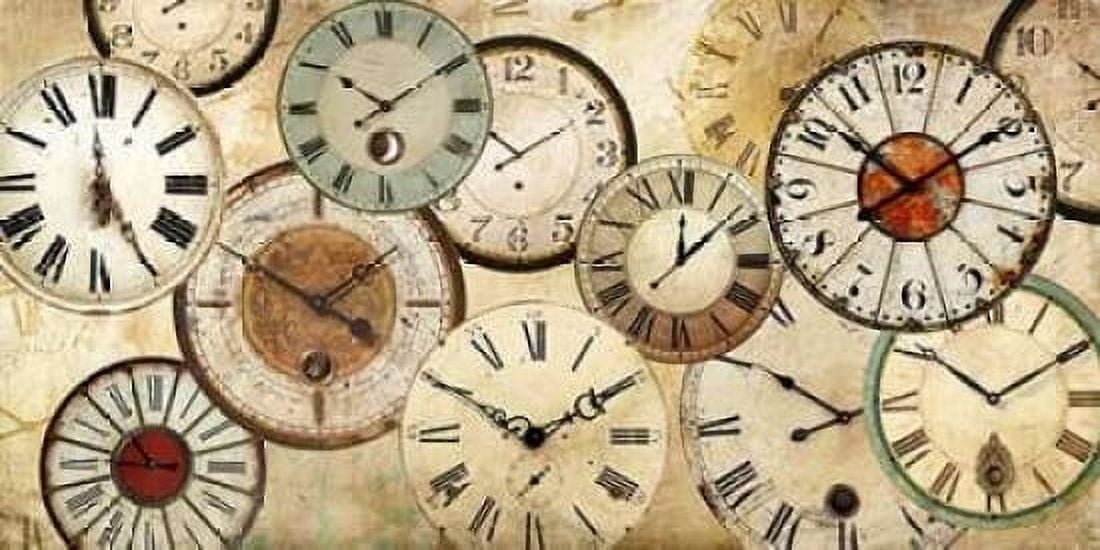 Posterazzi Timepieces Canvas Art - Joannoo (24 x 48)