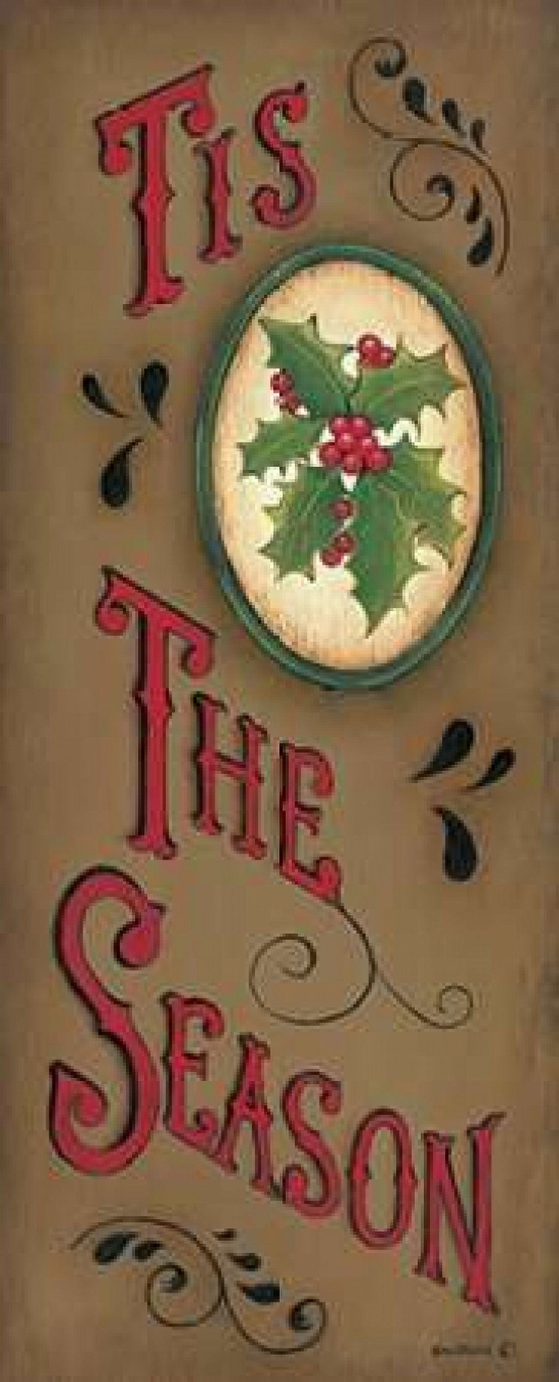 Posterazzi Tis the Season Canvas Art - Kim Lewis (24 x 48)