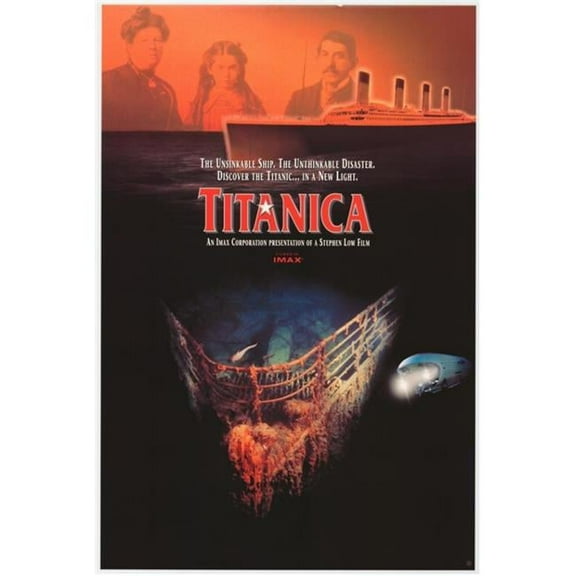 Posterazzi Titanica Imax Movie Poster 27 x 40 in.