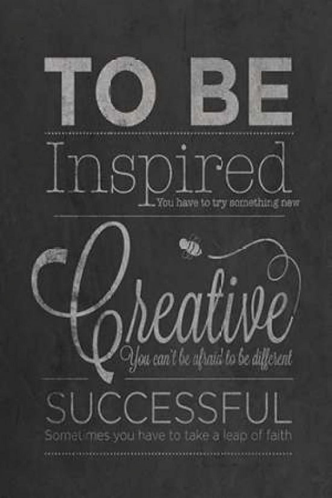 Posterazzi To Be Inspired Canvas Art - Sd Graphics Studio (24 x 36)