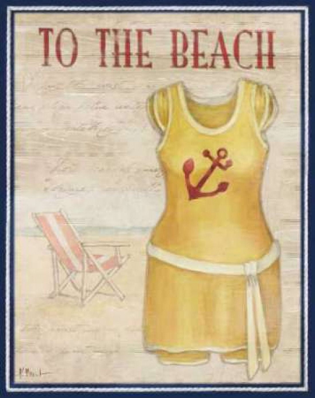 Posterazzi To the Beach Canvas Art - Paul Brent (22 x 28)