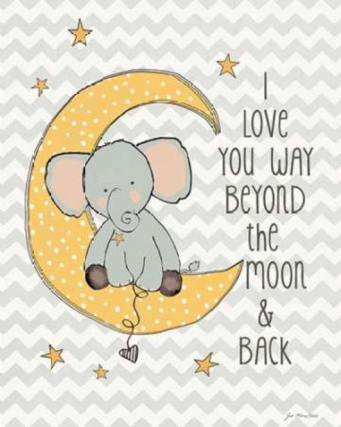 Posterazzi To the Moon Canvas Art - Jo Moulton (24 x 30)