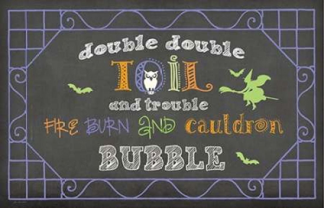 Posterazzi Toil and Trouble Canvas Art - Jo Moulton (12 x 18)
