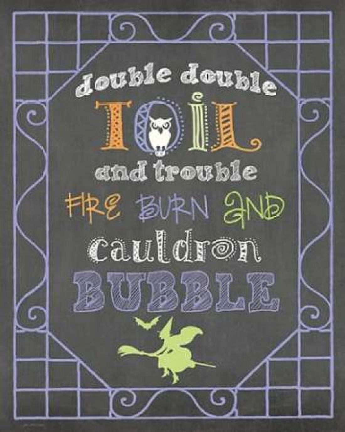 Posterazzi Toil and Trouble Canvas Art - Jo Moulton (24 x 30)