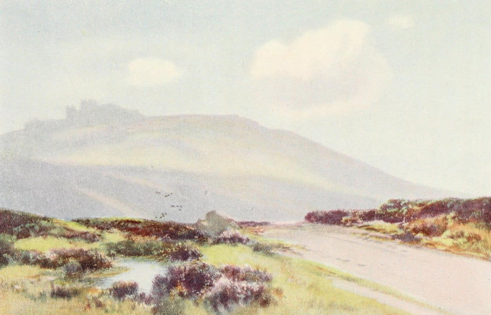 Posterazzi Torquay 1920 Road to Widdecombe in the Moor Canvas Art - Frederick J Widgery (24 x 36)