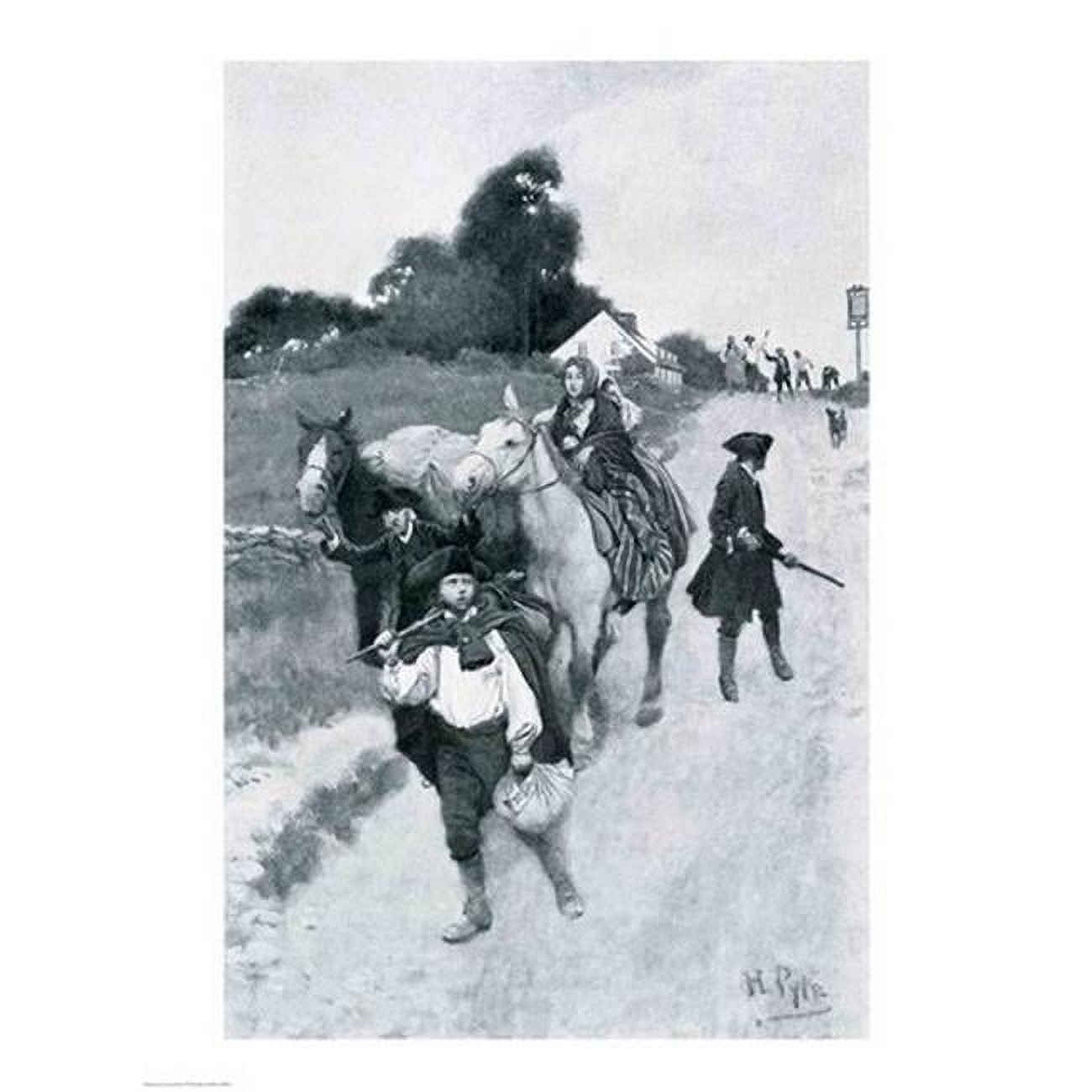 Posterazzi Tory Refugees on Their Way To Canada Illustration From