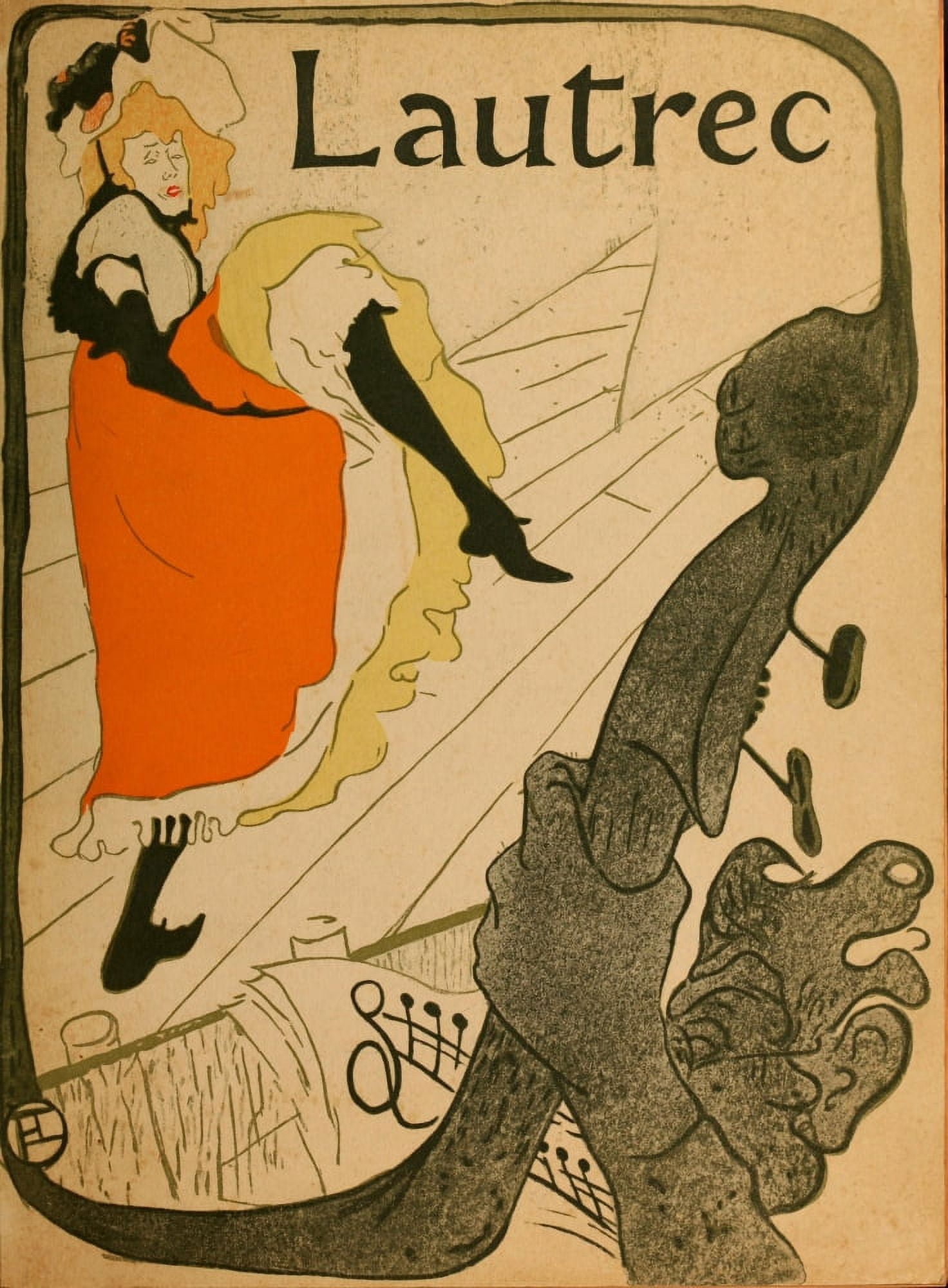 Posterazzi Toulouse-Lautrec 1937 Canvas Art - H de Toulouse-Lautrec (24 x 36)