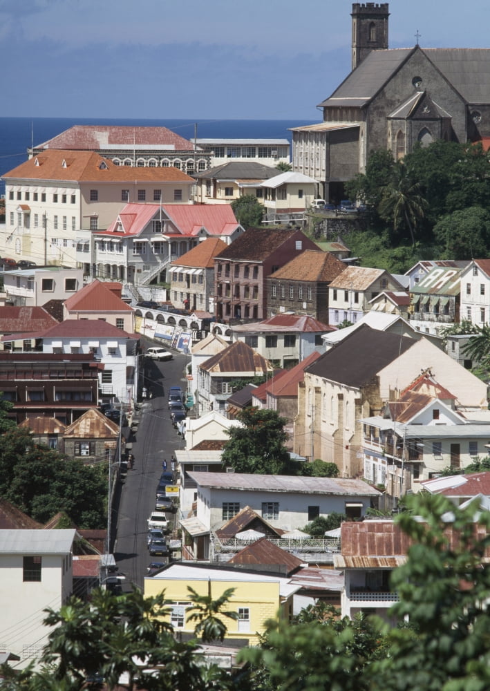 Posterazzi Town Of St Georges Canvas Art - Ian Cumming Design Pics (26 x 36)