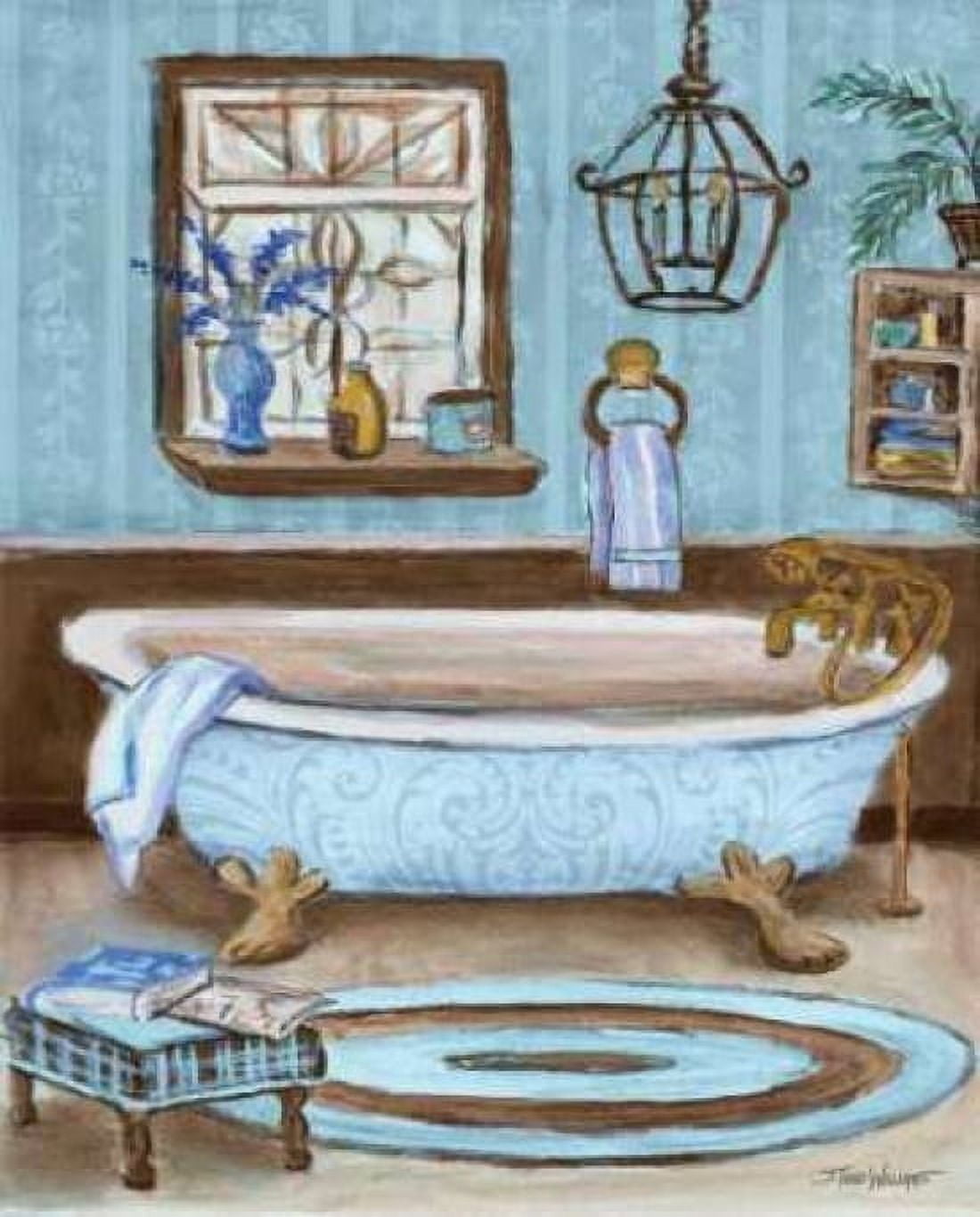 Posterazzi Tranquil Tub I Canvas Art - Todd Williams (20 x 24)