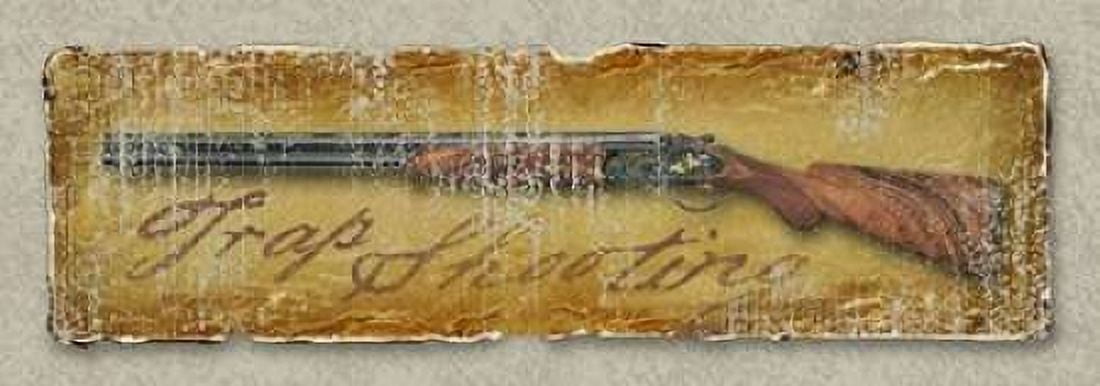 Posterazzi Trap Shooting Canvas Art - Jim Baldwin (12 x 36)