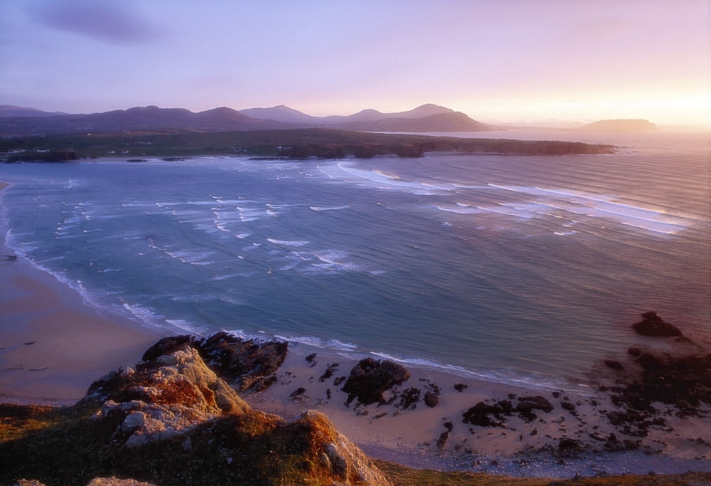 Posterazzi Trawbreaga Bay Inishowen Peninsula County Donegal Ireland Beach And Seascape At Sunset Canvas Art - Gareth McCormack Design Pics (36 x 24)