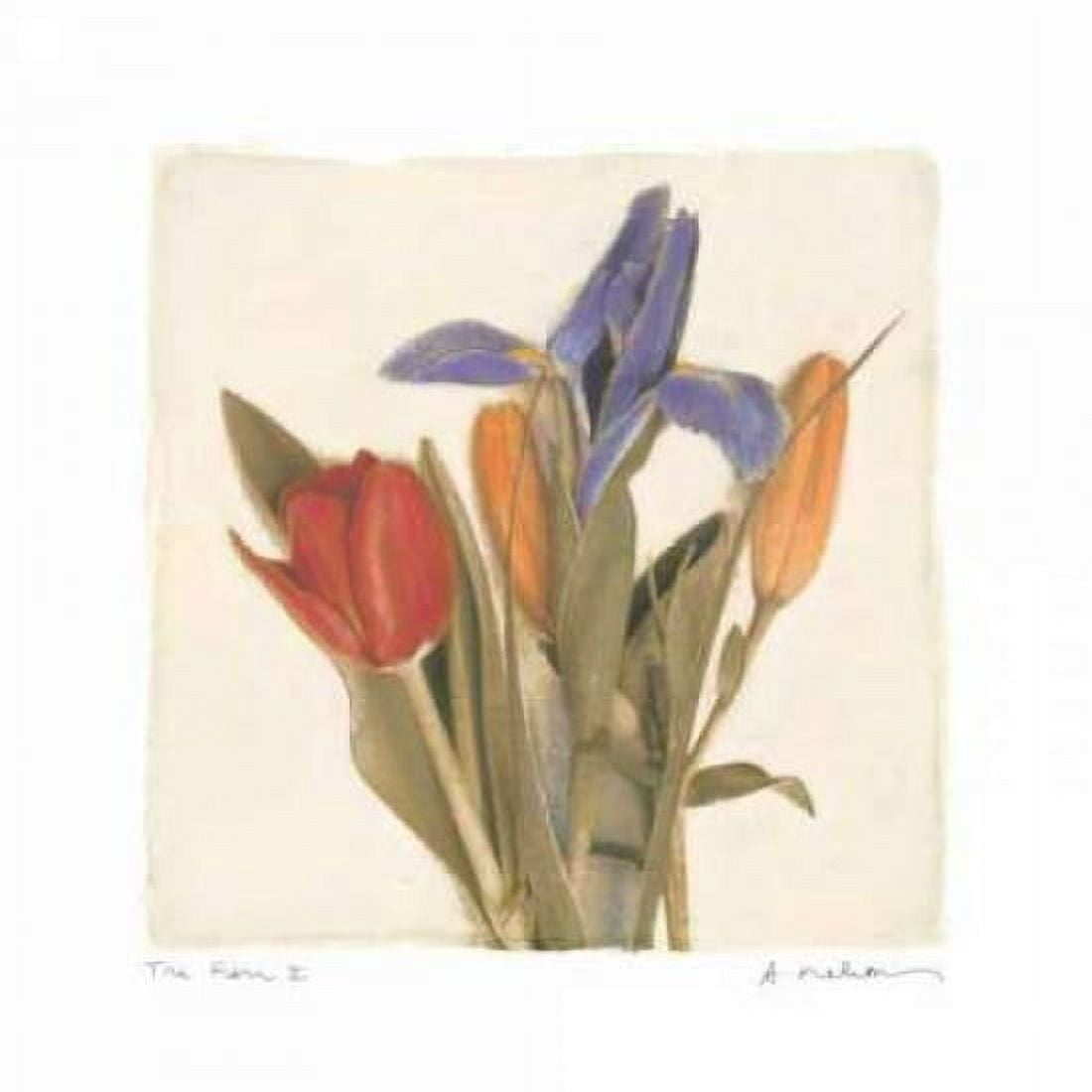 Posterazzi Tre Fiori II Canvas Art - Amy Melious (24 x 24)