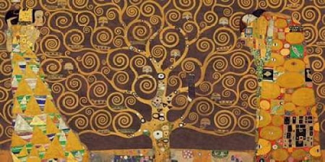 Posterazzi Tree of Life-Brown Canvas Art - Gustav Klimt (10 x 20)