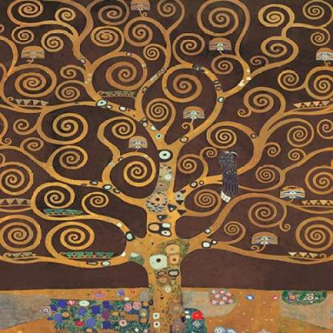 Posterazzi Tree of Life-Brown II Canvas Art - Gustav Klimt (24 x 24)