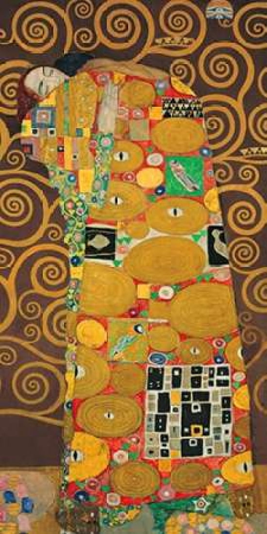 Posterazzi Tree of Life-Brown III Canvas Art - Gustav Klimt (24 x 48)