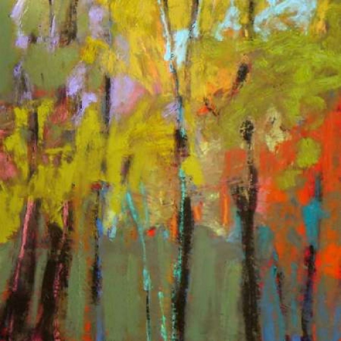 Posterazzi Trees Three Canvas Art - Jane Schmidt (24 x 24)