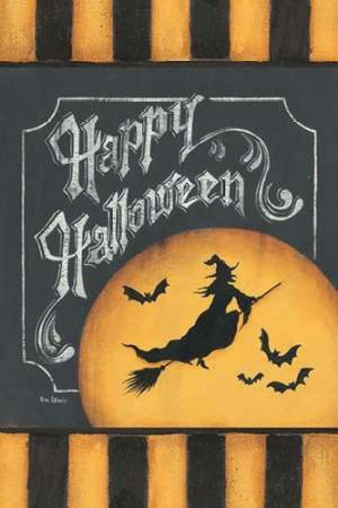 Posterazzi Trick or Treat Flag Canvas Art - Kim Lewis (24 x 36)