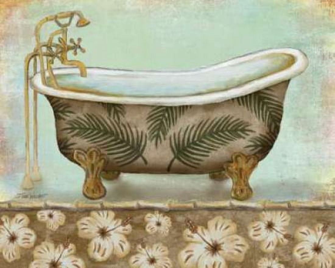 Posterazzi Tropical Bath I Canvas Art - Todd Williams (22 x 28)