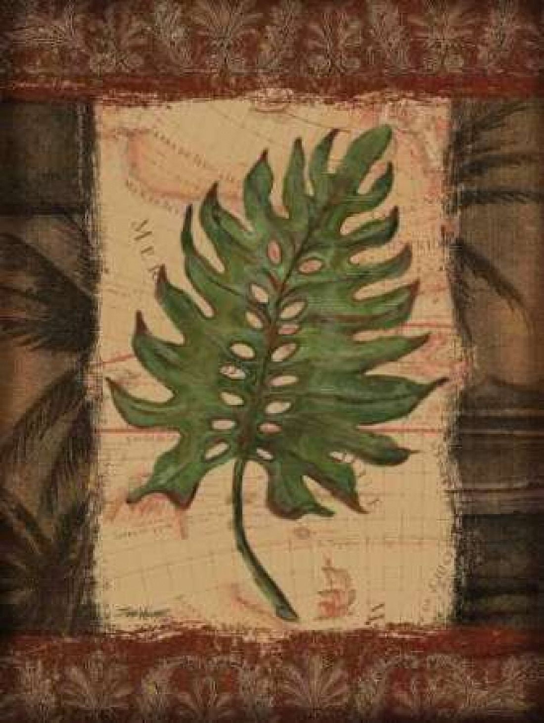 Posterazzi Tropical Leaf II Canvas Art - Todd Williams (18 x 24)