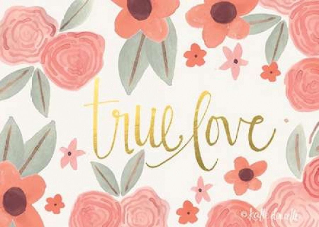 Posterazzi True Love - Cream Canvas Art - Katie Doucette (20 x 28)