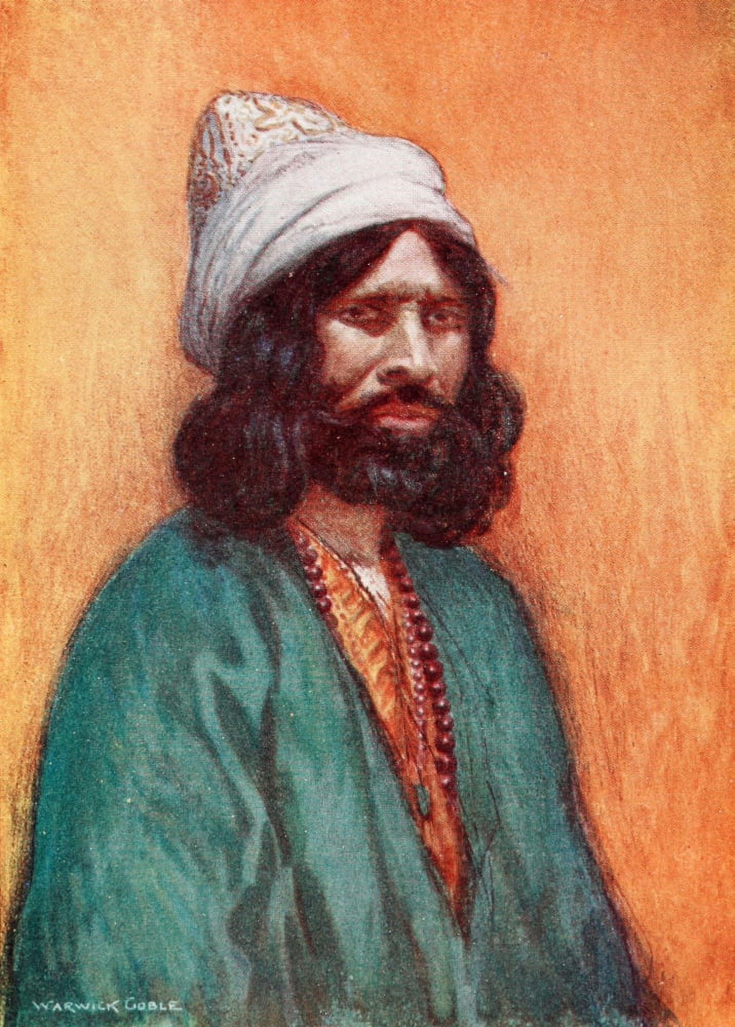 Posterazzi Turkey 1911 A howling Dervish Canvas Art - Warwick Goble (24 x 36)