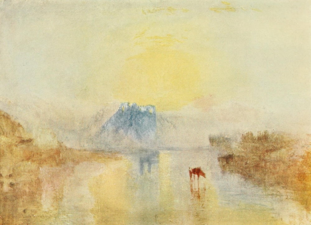 Posterazzi Turner 1907 Norham Castle Canvas Art - JMW Turner (24 x 36)