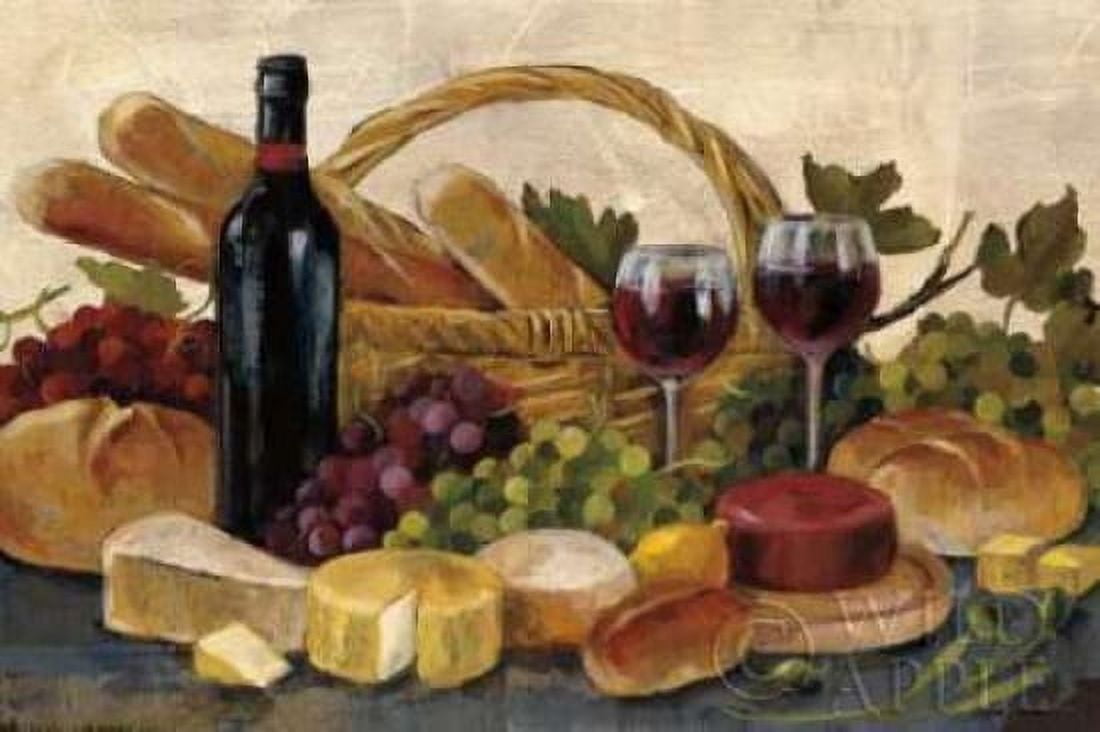 Posterazzi Tuscan Evening Wine Crop Canvas Art - Silvia Vassileva (24 x 36)